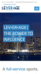 Mobile Screenshot of leverageagency.com